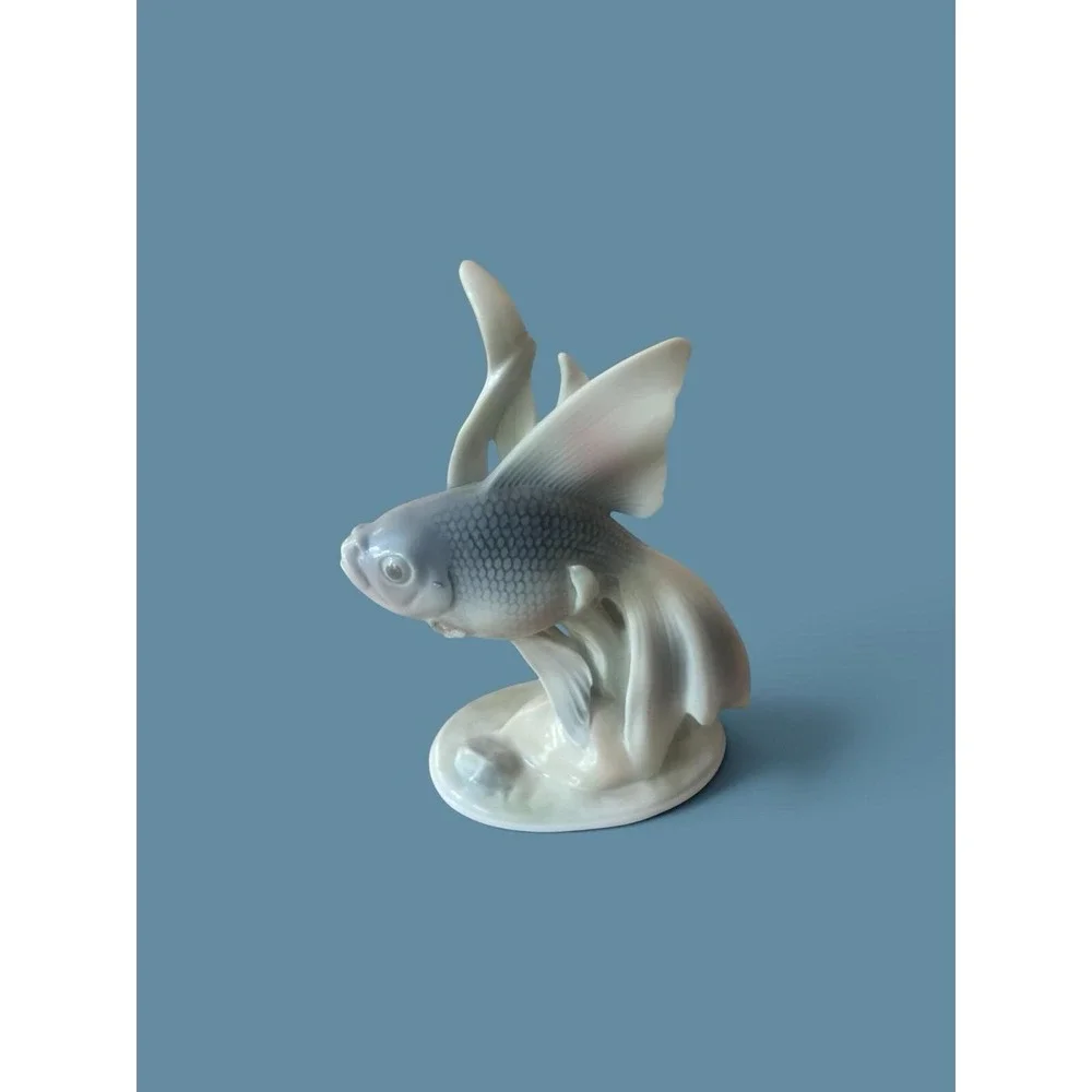 Vtg Metzler & Ortloff Porcelain Fish 7294 - 6 1/2 